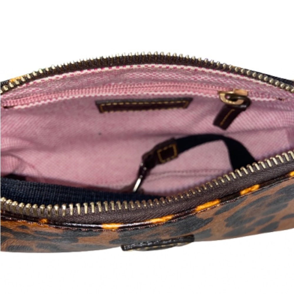 Dooney & Bourke RARE  Leopard Print mini Barrel Shoulder Bag - NWOT with COA - Picture 4 of 7